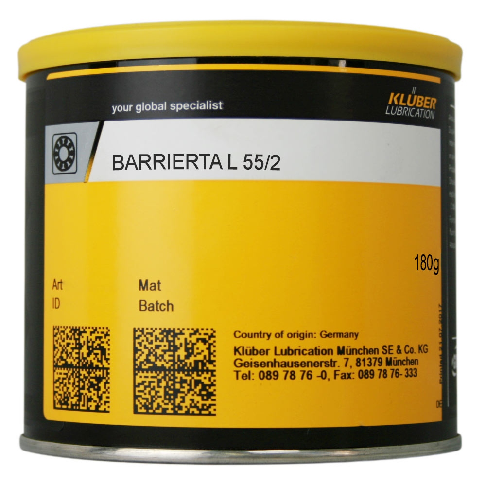 Kl ber barrierta l 55 2 high temperature long term grease 180g can